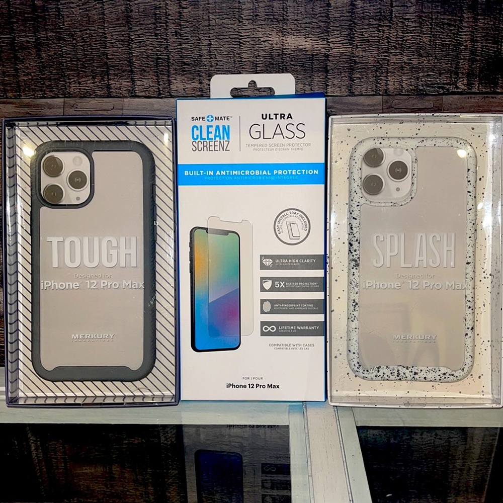 ❤️NEW!!!❤️BUNDLED IPhone 12 Pro Max & Glass Screen